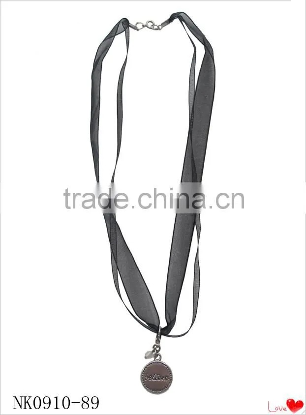 2014 summer necklace,ribbon necklace,stylish necklace accessories for women