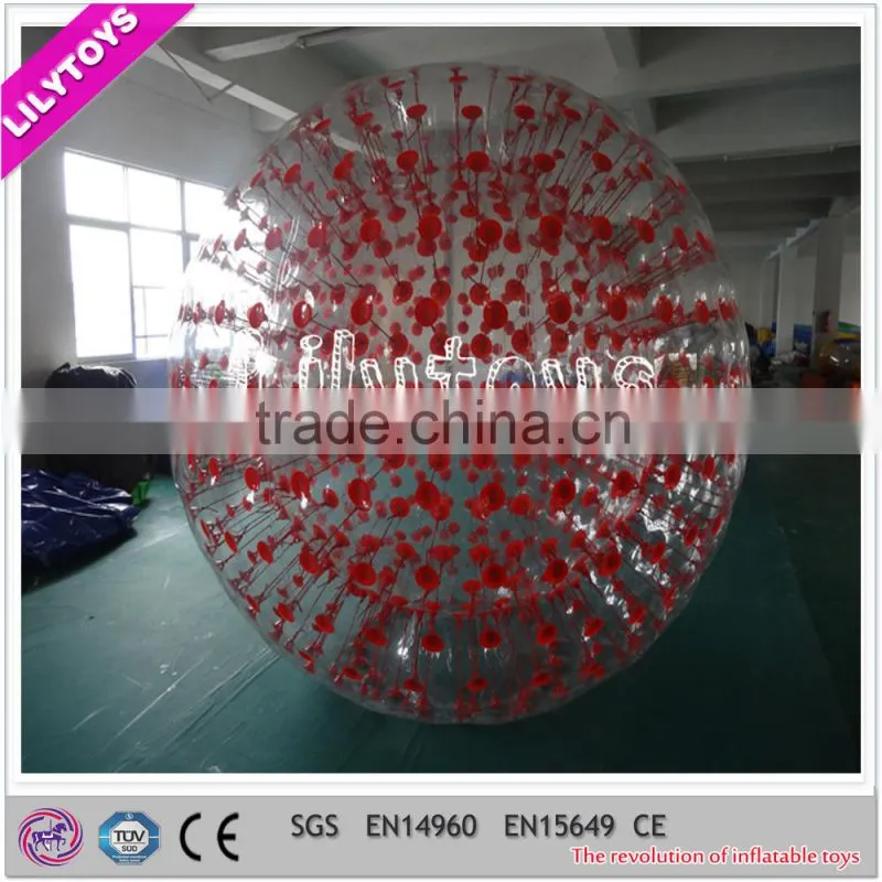 Cheap inflatable zorb ball for sale, body zorb ball for adult