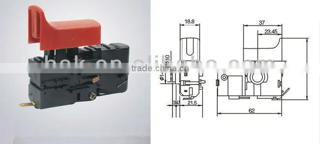 electric power tool parts Switch for Bosch 350RE trigger switch