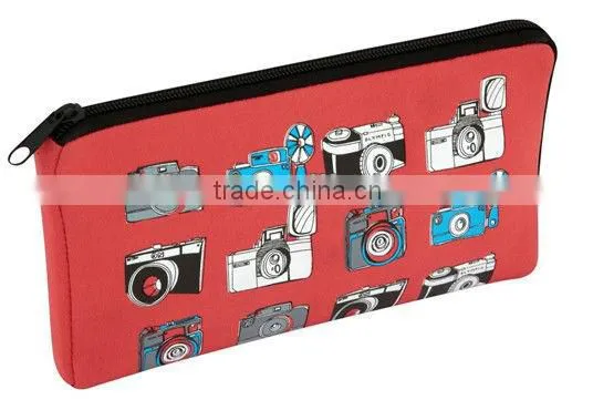 School Personalised sublimation neoprene pencil pouch
