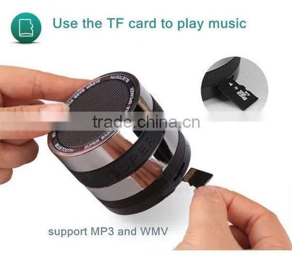 audio player,mini portable music player with sd card slot,super bass wireless bluetooth speaker