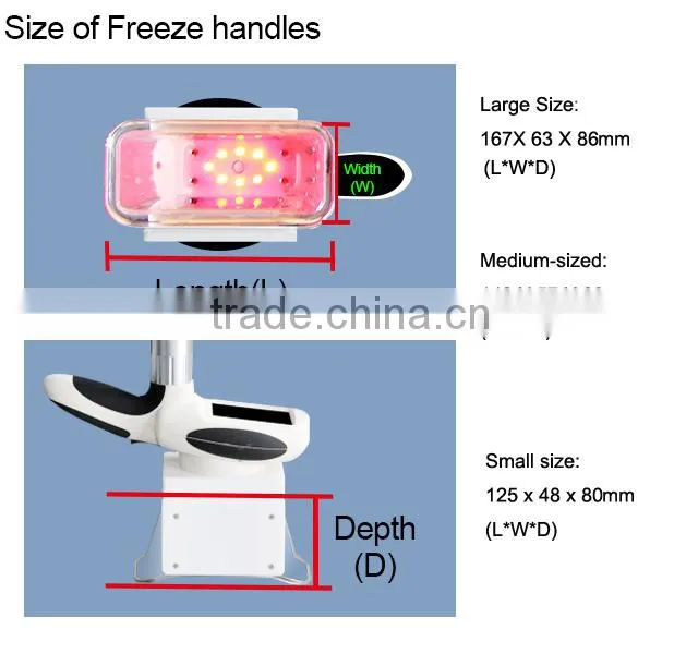2015 Cryolipolysis Portable 4 handpiece Cryolipolysis Cryo fat freezing machin