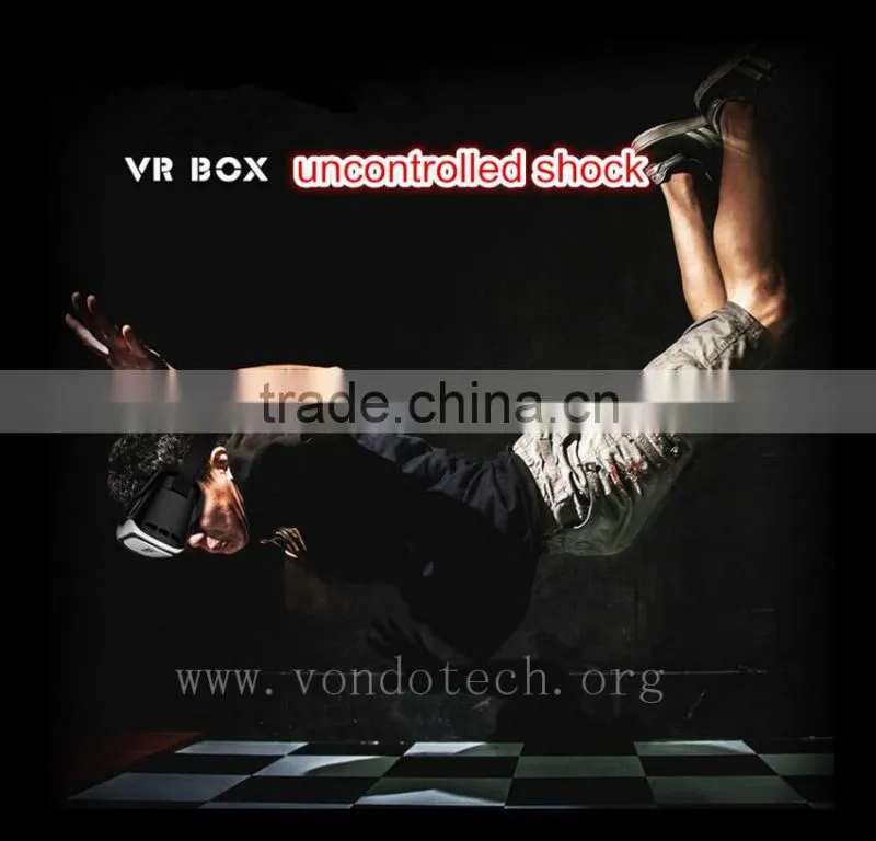 Vondo 2017 Top selling vr box virtual reality glasses 3d movies games