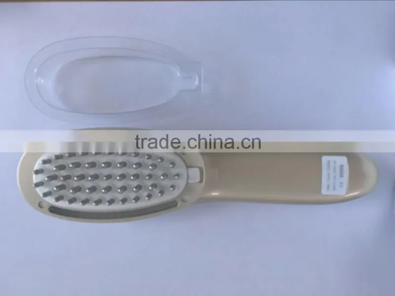 China Manufacturer Electric Hair Growth Laser Comb with LED Red & Blue Light Therapy