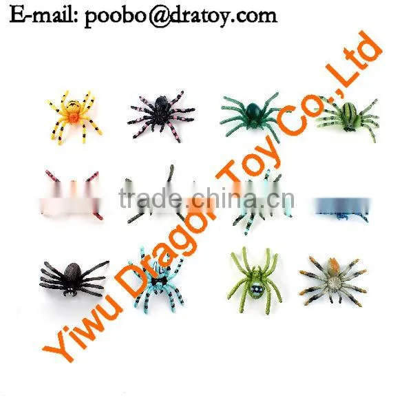 2016 3D rubber toy spider