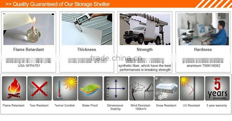 strong car parking shed /dome canopy tents