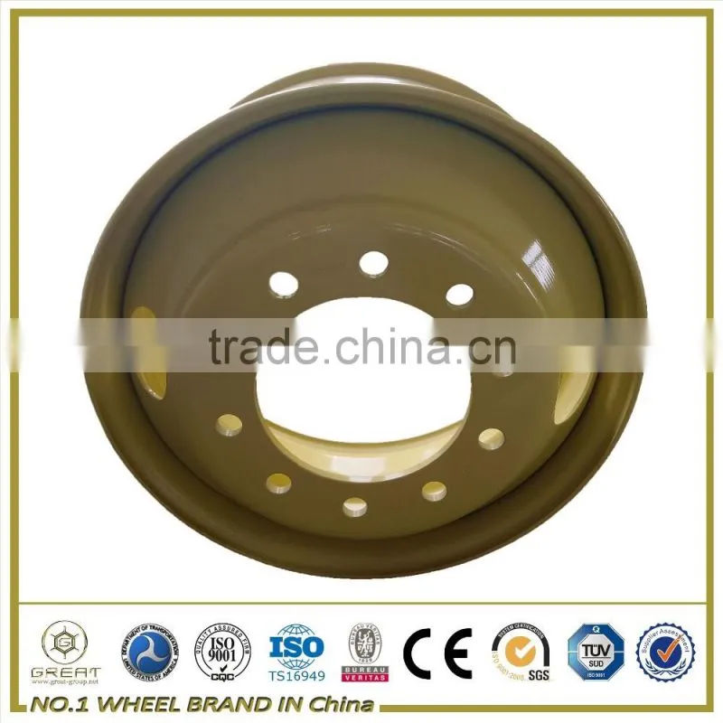 chinese custom 22.5 inch truck steel wheel