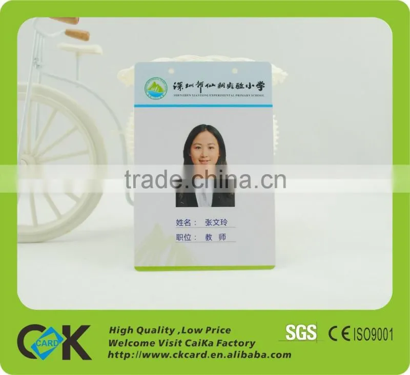 Best quality~ eco-friendly PVC photo ID card from China supplier