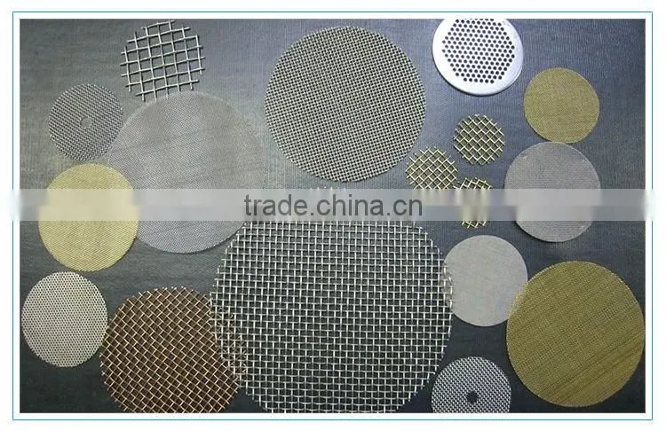 Industrial Stainless Steel Filter Disc Wire Mesh