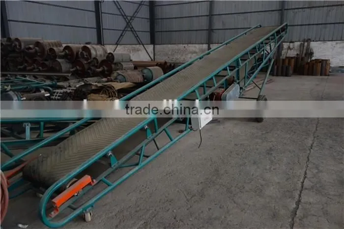 High efficiency fertilizer grain hopper belt conveyor price