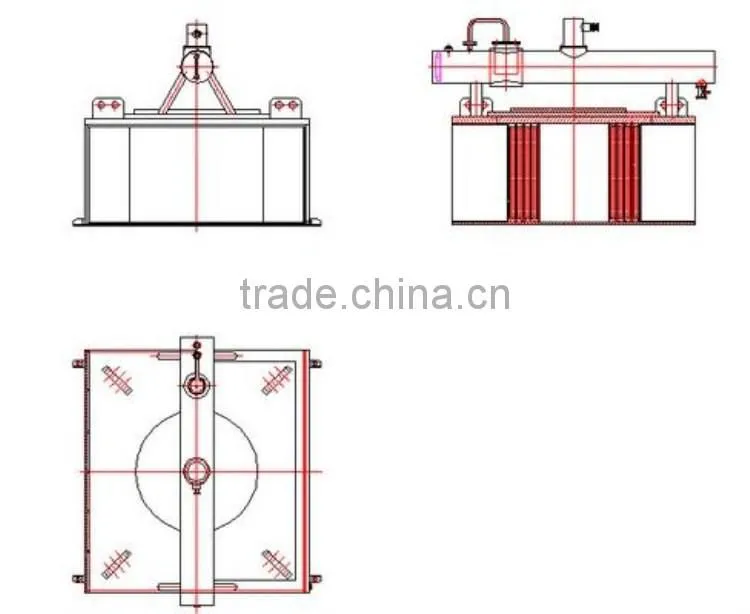 Oil cooling electromagnetic iron remover of high quality