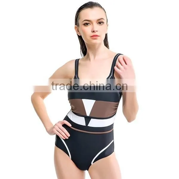 2017 women one-piece mature swimwear