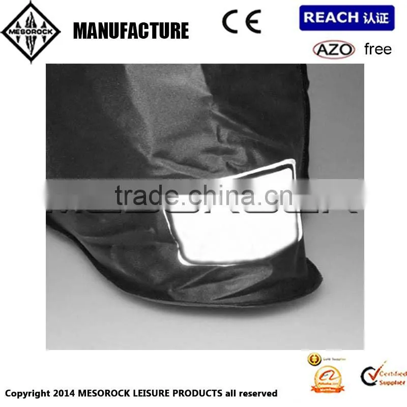 Lightweight Rain Day Motorcycle Bike Cycling Boot Foot Leg Cover Black Adult