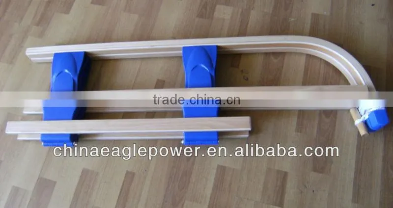 High Quality Foldable Wooden Snow Sled