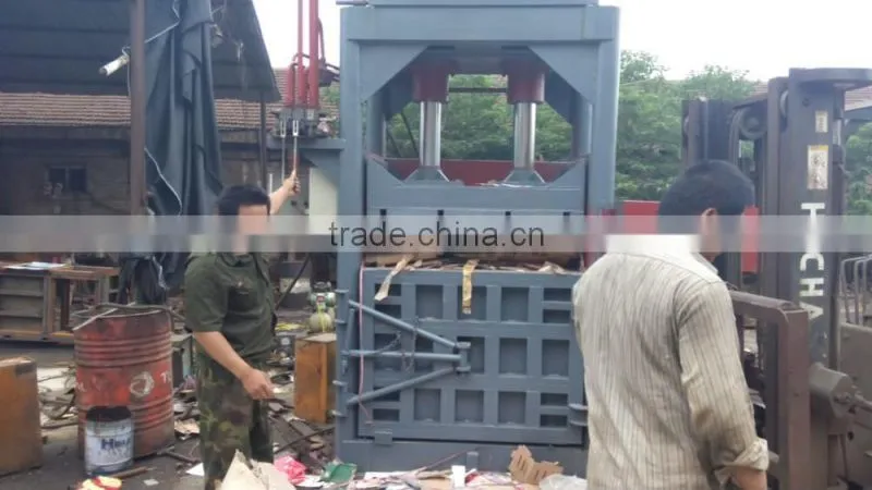 DA-100T Vertical hydraulic semi-automatic waste paper baler