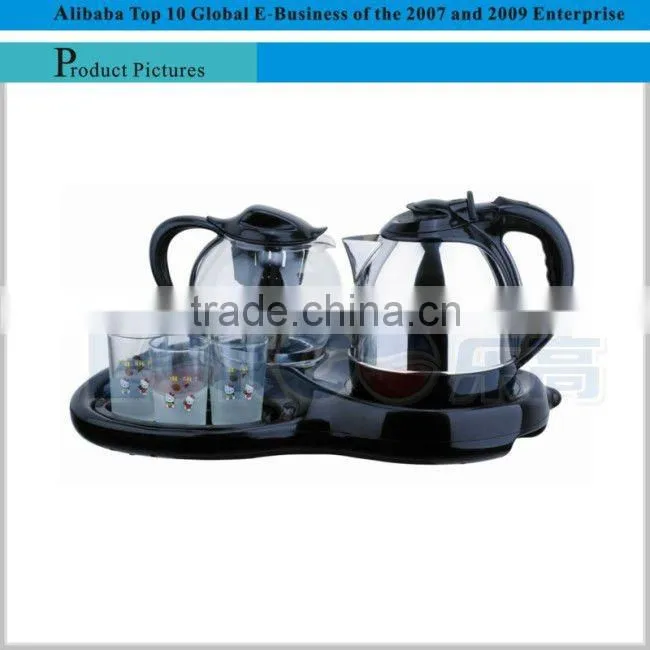 Hot sale 202# Stainless steel electric kettle set