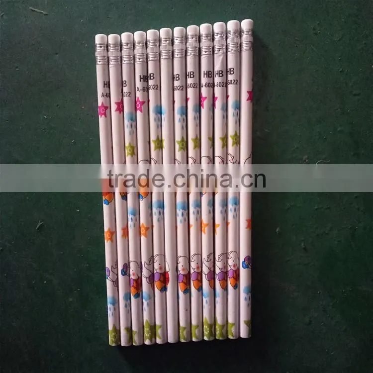 low price standard HB wooden pencils set for writing