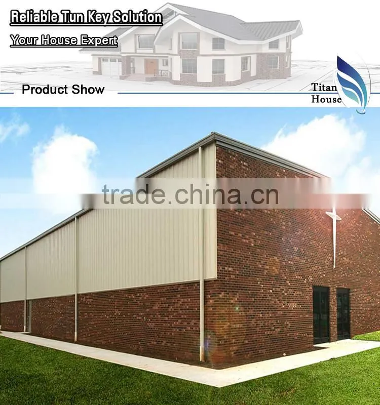 Easy Assembled Cold Formed Steel Framing Kitset Church Building
