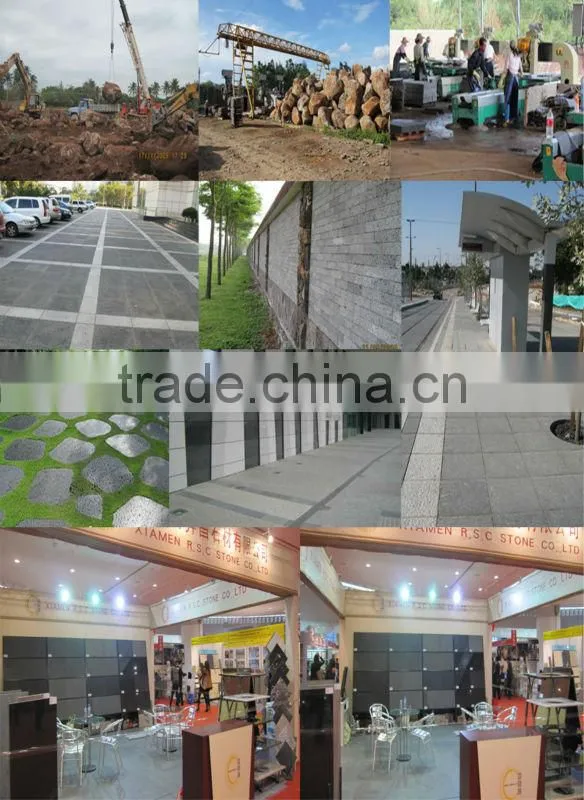 Grey basalt (Hainan basalt) honed for project