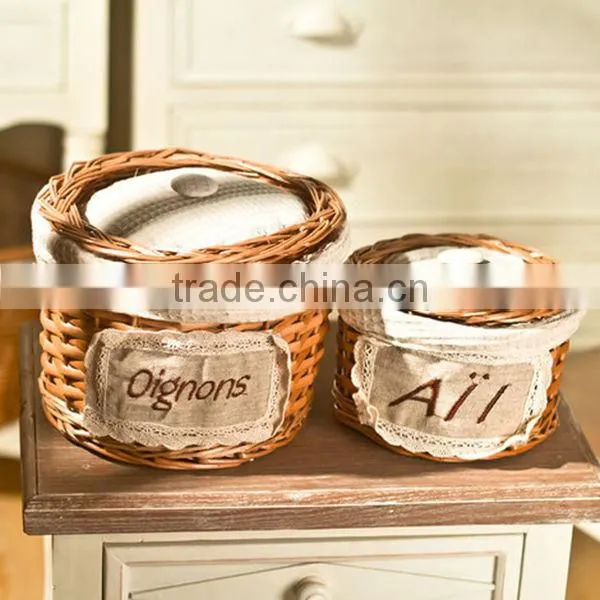 HOT High Quality Eco-friendly rattan wicker bread baskets