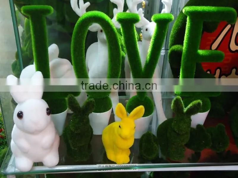 factory artificial grass topiary china/manufacture fake grass animal