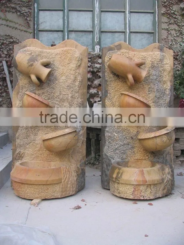 Wall Mounted Garden Fountain Four Outdoor or Indoor Use