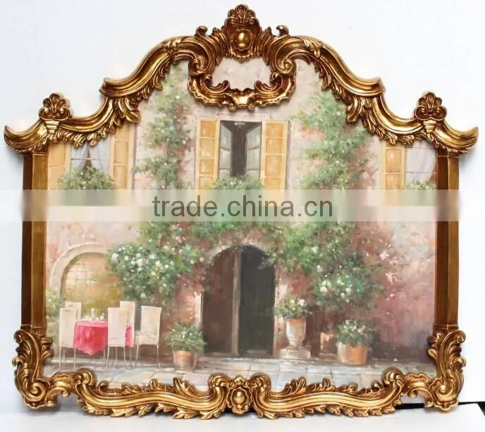 Made in China handmade french antique picture frame/oil painting frame