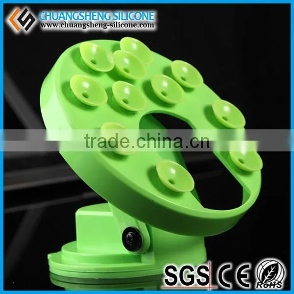 3M back suking solid sticker, silicone phone stand, cell phone holder