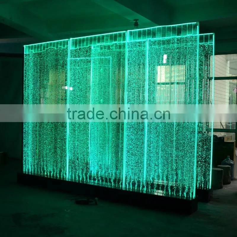 bar decorative screen room divider acrylic led water bubble wall