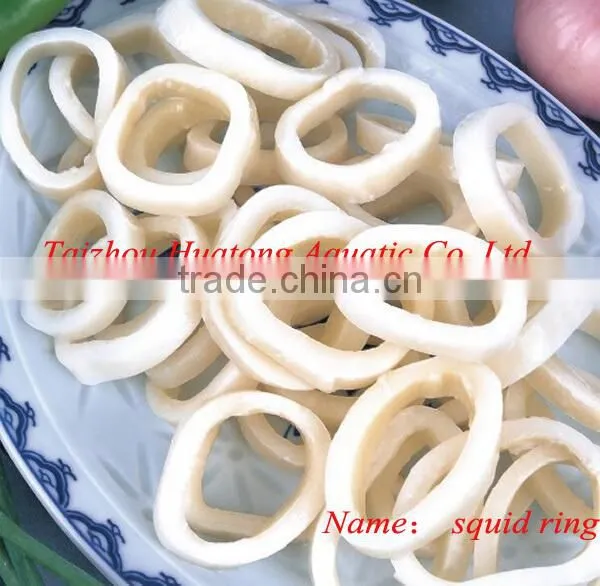 fresh clean frozen squid, squid ring, squid tube in high quality