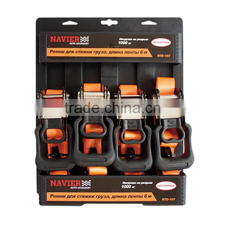 6m 1200kg ratchet tie down set