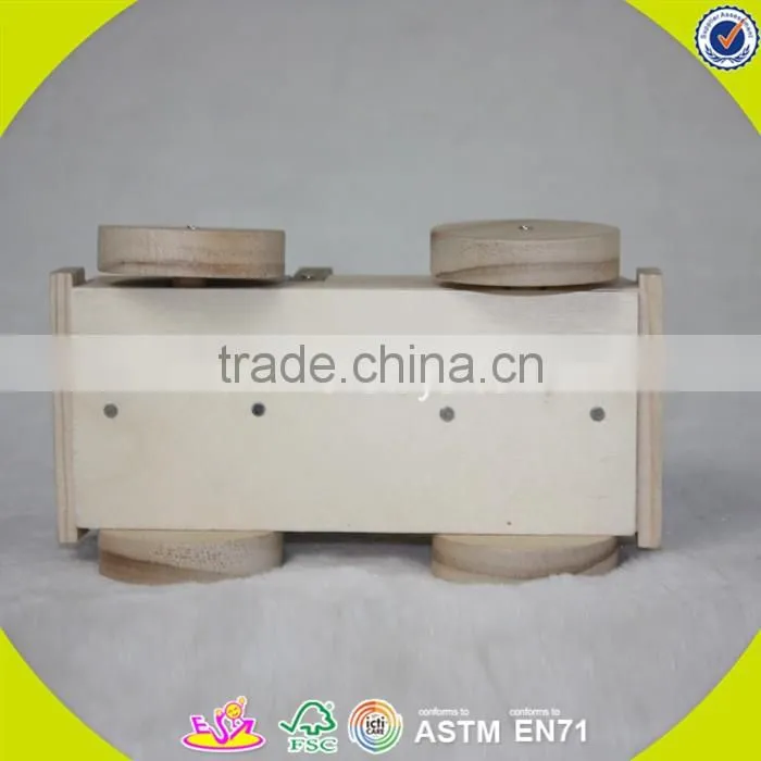 2017 new products educational wooden kids diy toy W03B051