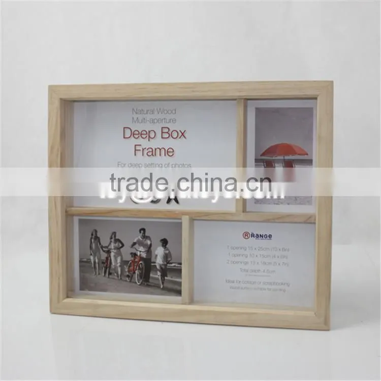 wholesale cheap home decoration wooden wall photo frames W09A013