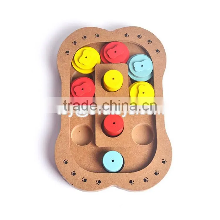 High quality safety stainless steel bowl wooden pet feeder for small dogs cats and pets W06F045