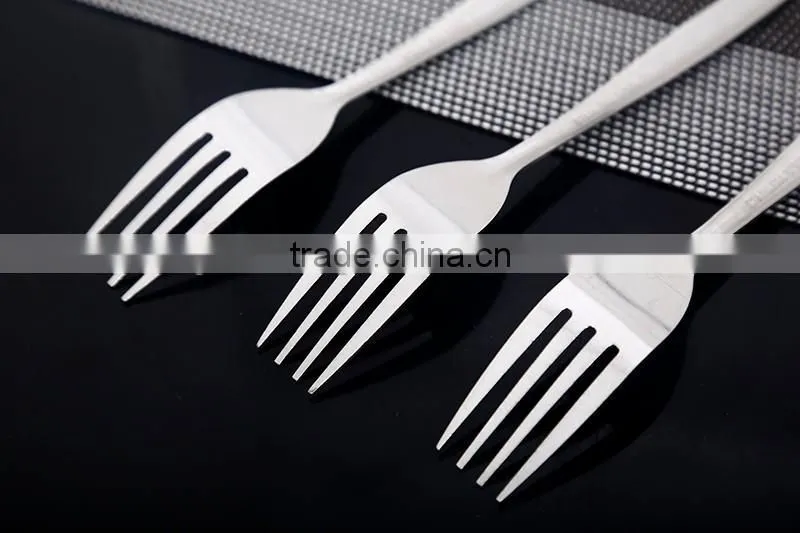 Cute thickening stainless steel fork Mirror Polishing Cutlery
