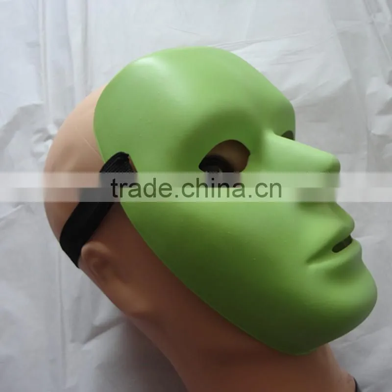 PVC Plastic Jabbawockeez Mask Noctilucent False Face Mask