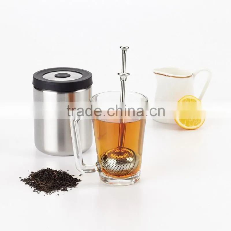 WCR269 Good quality Stainless Steel Tea tools Tea Strainer Tea Infuser Long bending handle Durable and Rust Resistant