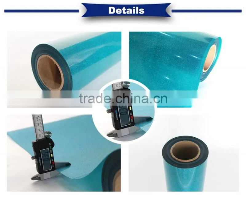 Jiabao wholesale glitter heat transfer vinyl for clothing