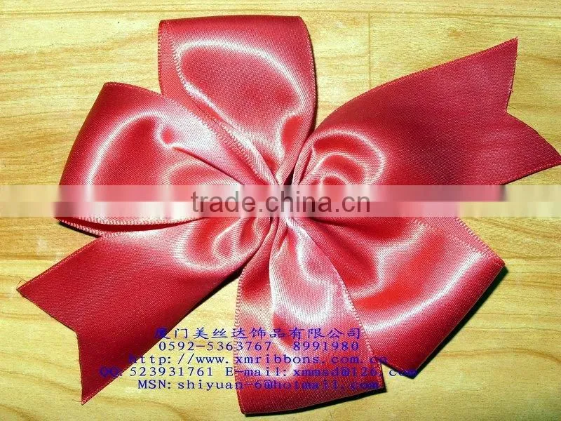 Holiday decorations ribbon flowers