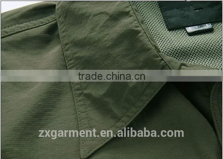 ZX Wholesale Fishing Shirts/Tournament Fishing Shirts/Vented Fishing Shirts/mens long sleeve shirts In Custom Design