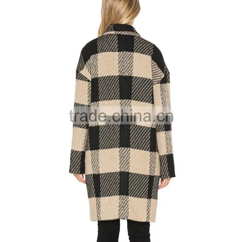OEM service plus size 100% Wool women's coat keepwarmer