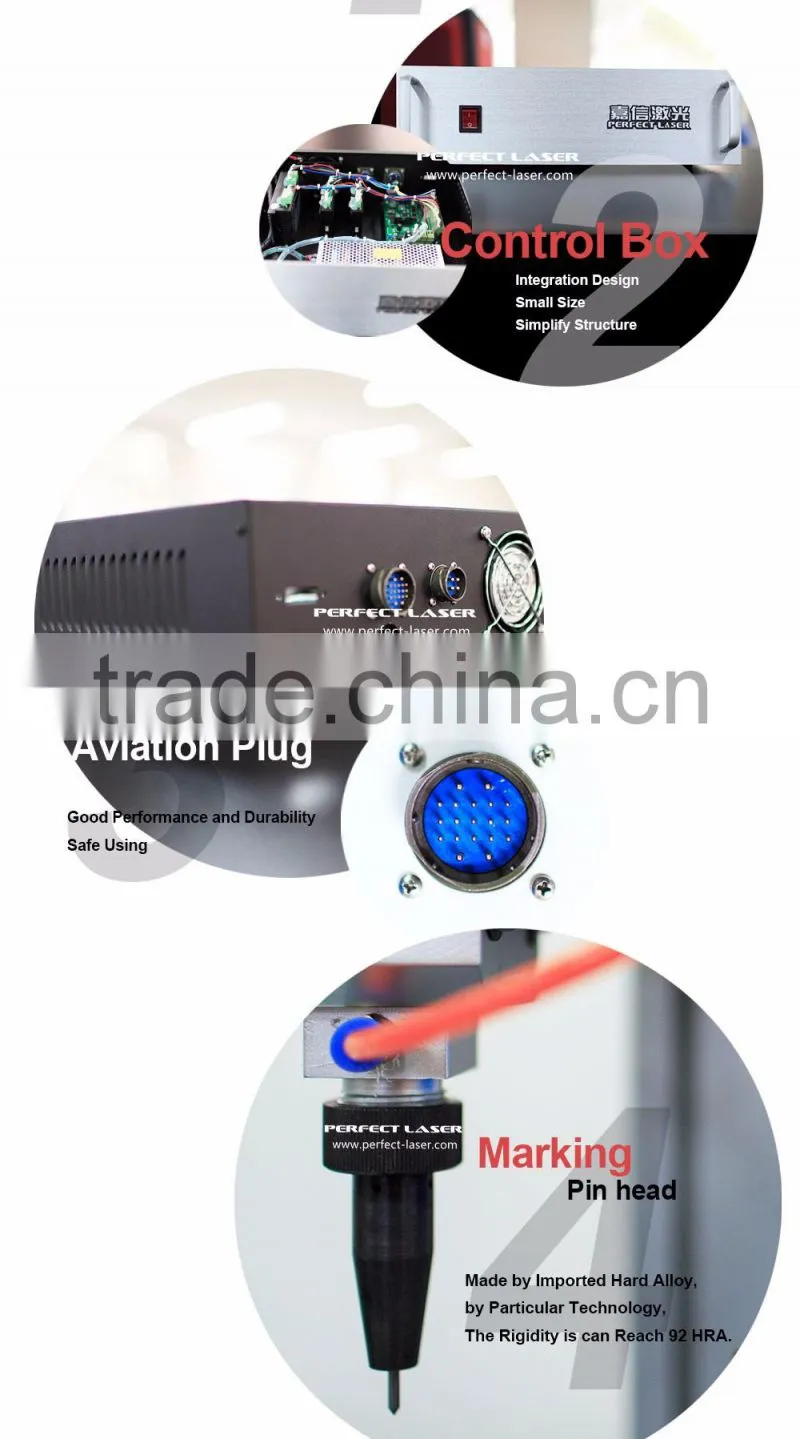All in one product label chassis dot peen marker equipment