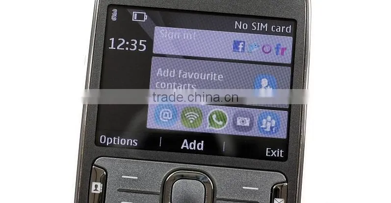 gsm mobile phone with 3 mega pixel camera and bluetooth GPS stock available