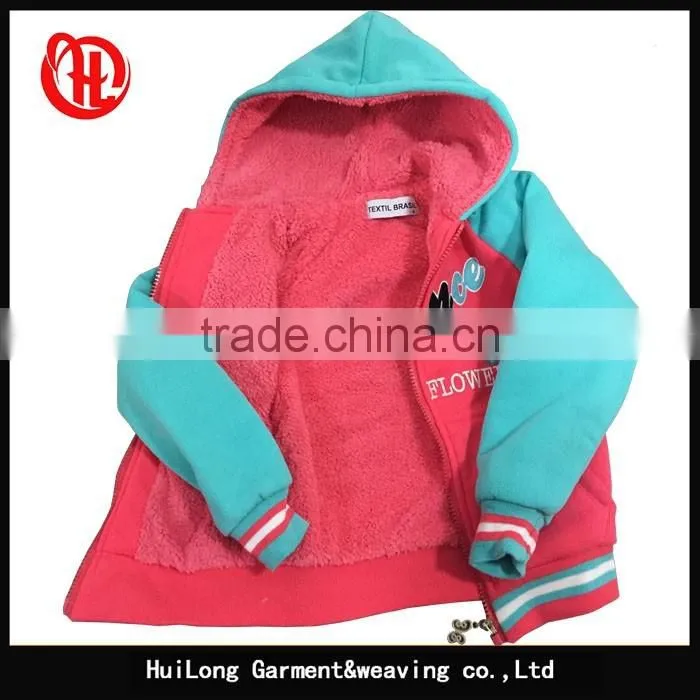 new style sherpa lining wholesale kids clothing sets