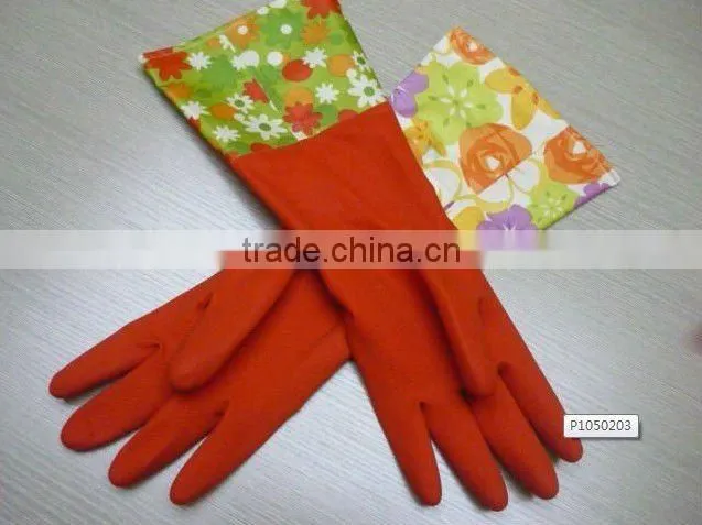 colored latex gloves