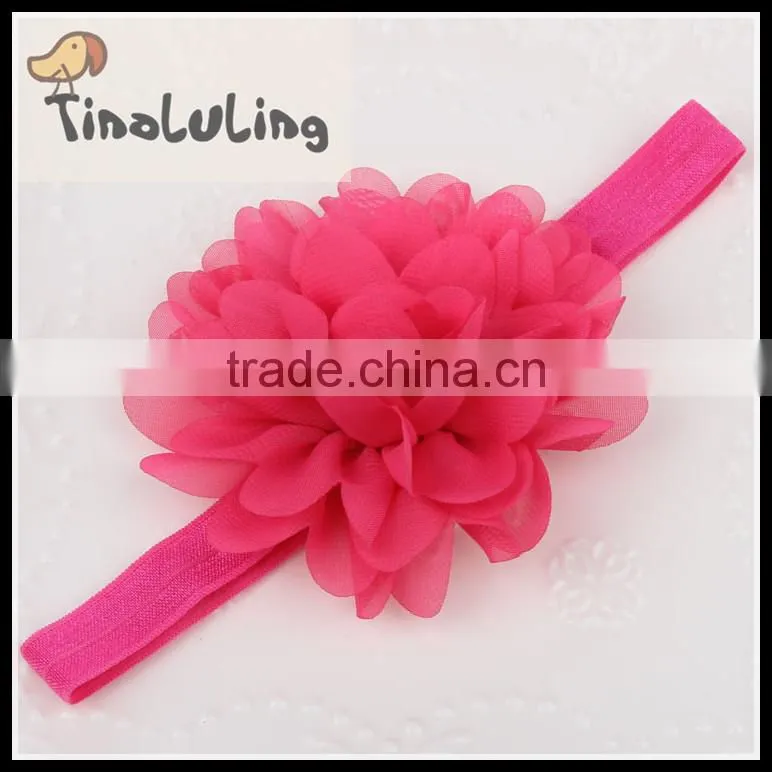 Promotions!! red Peony flower hair accessories headwear girls baby headband