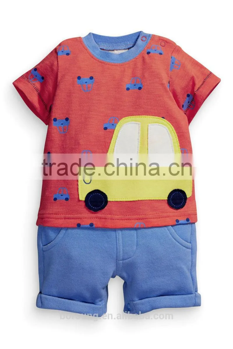 2015 Arrival Stylish Short Sleeve Onesie Bodysuit Newborn Cotton Clothes Baby Onesie
