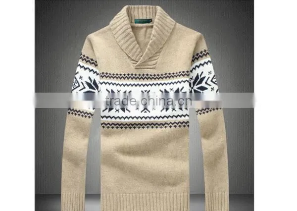 fashion male pullover blue v neck fleece pullover