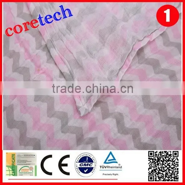 100% cotton muslin washable baby nappy fabric factory