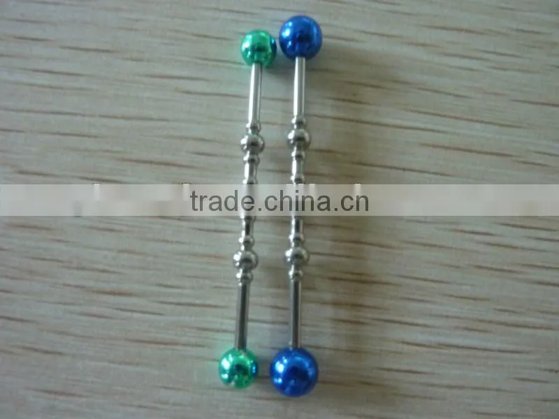 High quality personalized body piercing tongue ring